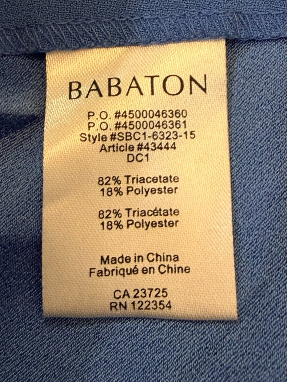 Babaton Aritzia Blue Pleated Shorts Size 6 - Picture 6 of 7